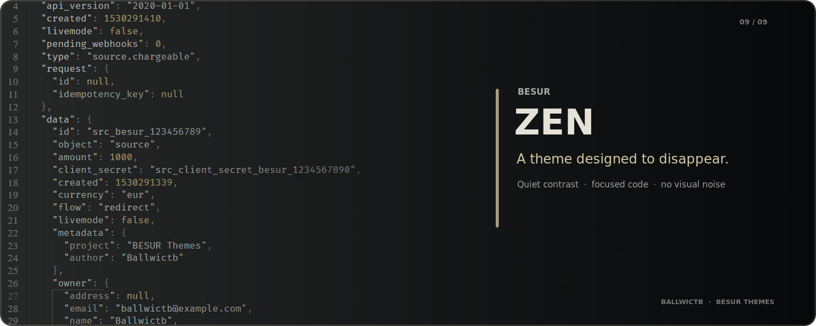Besur zen visual break